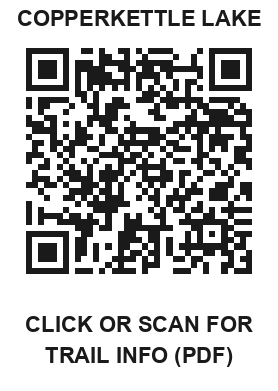 QR code: Copperkettle Lake trail info PDF