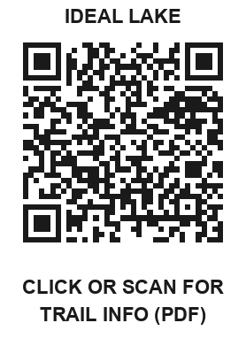 QR code: Ideal Lake trail info PDF