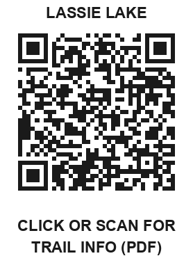 QR code: Lassie Lake trail info PDF